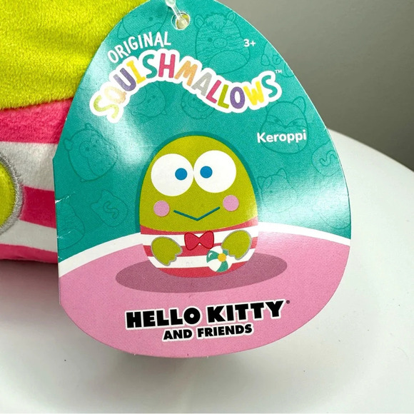 Keroppi the Frog Hello Kitty & Friends Squishmallows 6” Sanrio - Picture 3 of 5